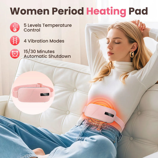 Cinturón térmico masajeador abdominal recargable