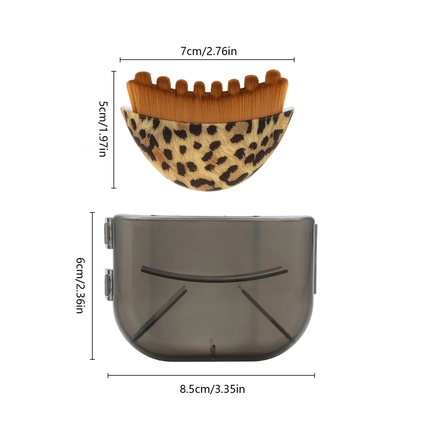 Cepillo facial suave portátil