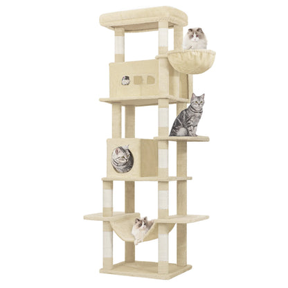 Árbol rascador para gatos 210 cm