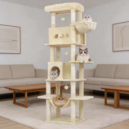 Árbol rascador para gatos 210 cm
