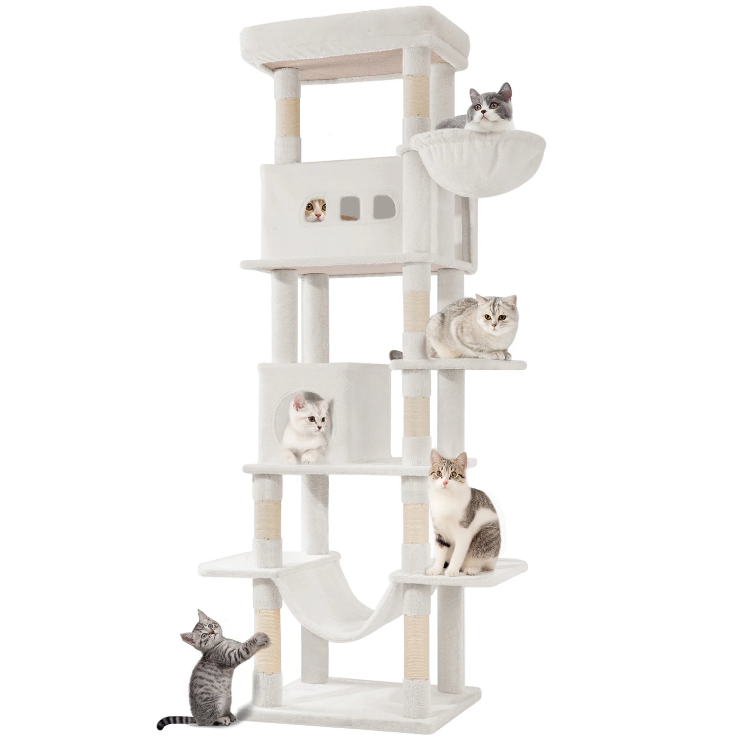 Árbol rascador para gatos 210 cm