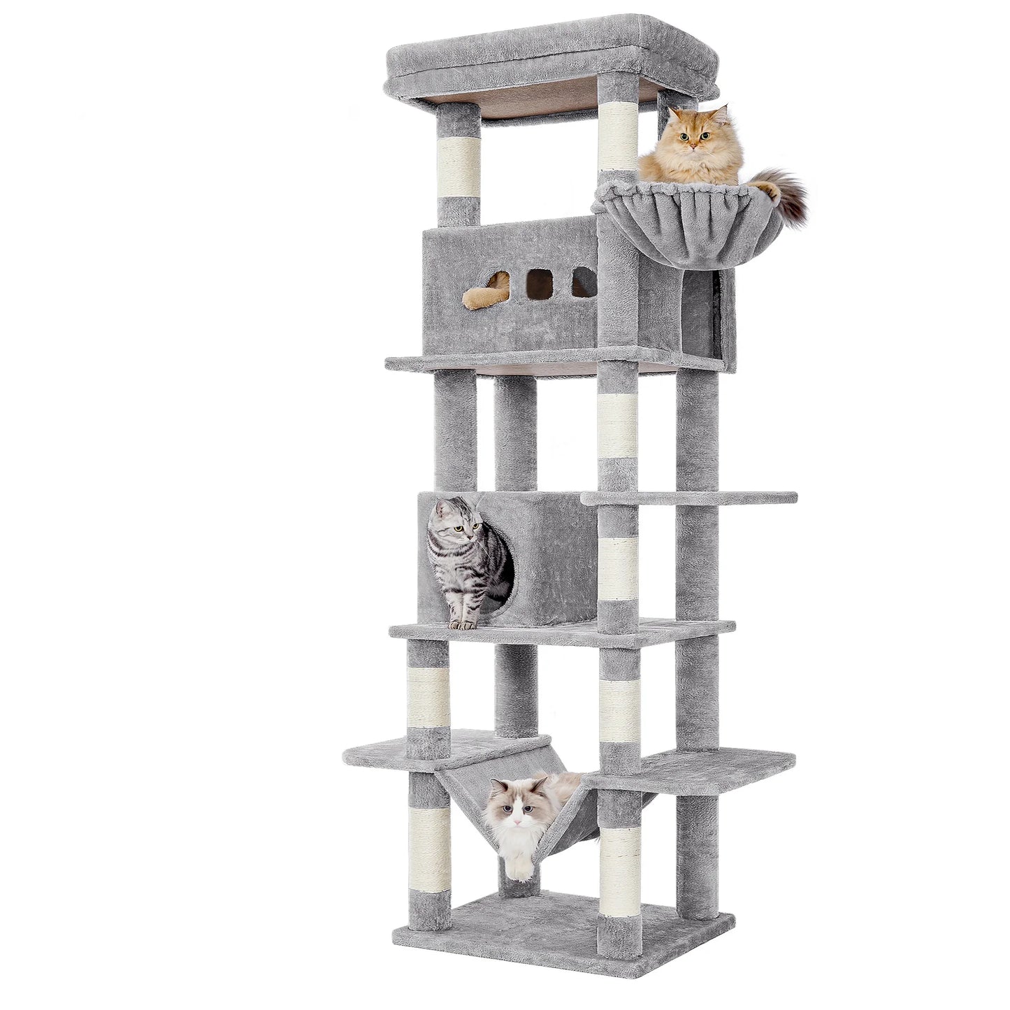 Árbol rascador para gatos 210 cm