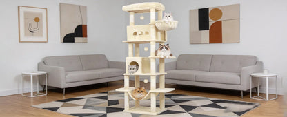 Árbol rascador para gatos 210 cm
