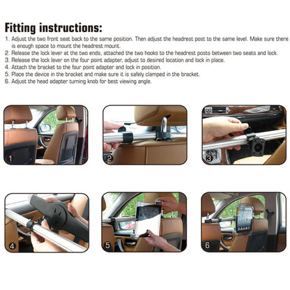Soporte para tablet de coche ajustable