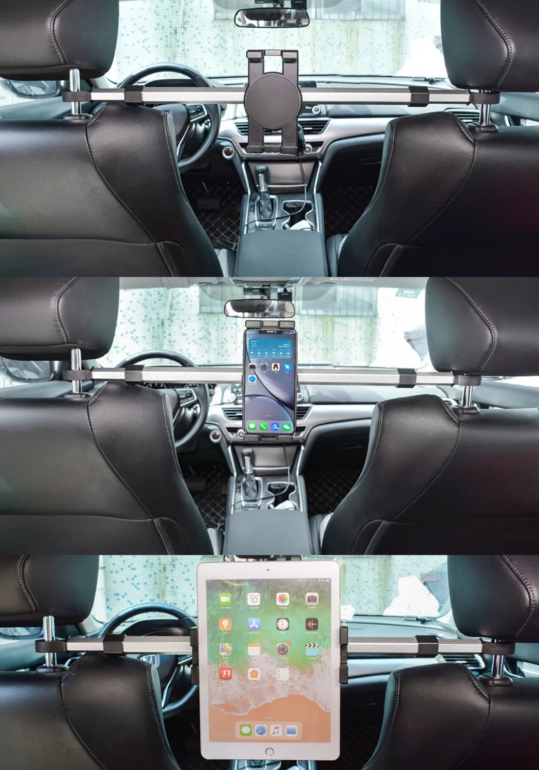 Soporte para tablet de coche ajustable