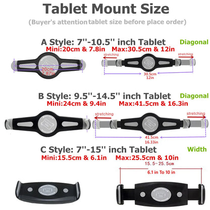 Soporte para tablet de coche ajustable