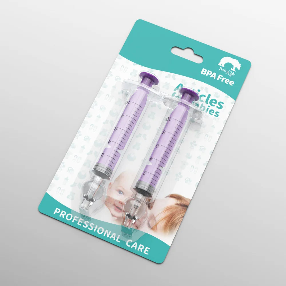 Aspirador nasal para bebé 2 piezas