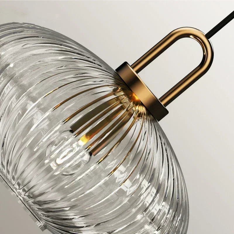 Lámpara Colgante de Cristal Moderna con Casquillo E27
