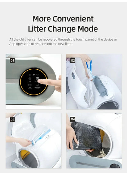 Arenero Automático Inteligente para Gatos