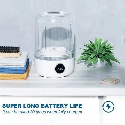 Mini lavadora portátil recargable 1L