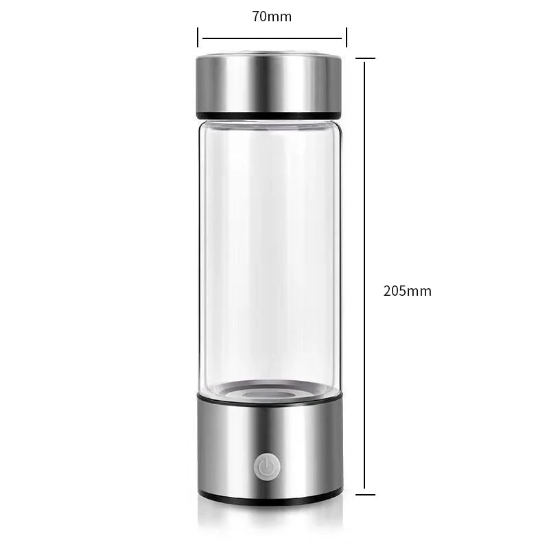 Botella generadora de agua con hidrógeno