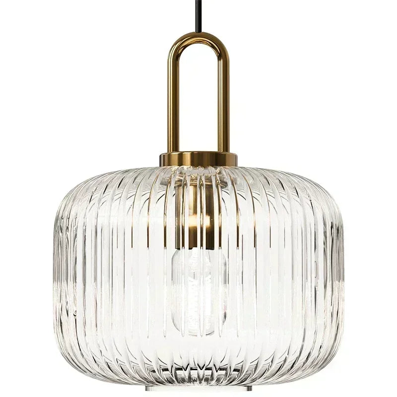 Lámpara Colgante de Cristal Moderna con Casquillo E27