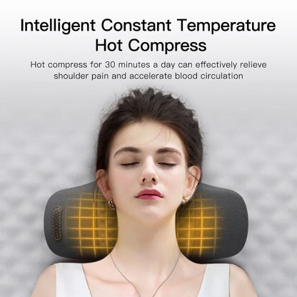 Almohada masajeador cervical con calor