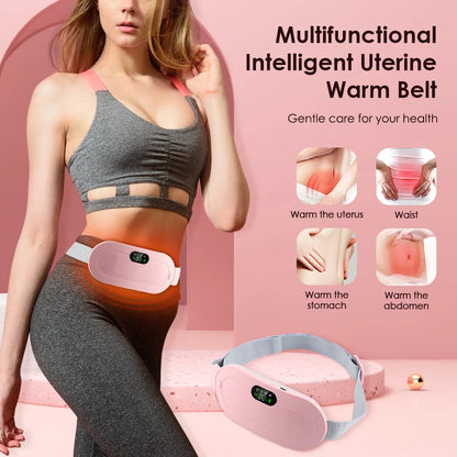 Cinturón térmico masajeador abdominal recargable