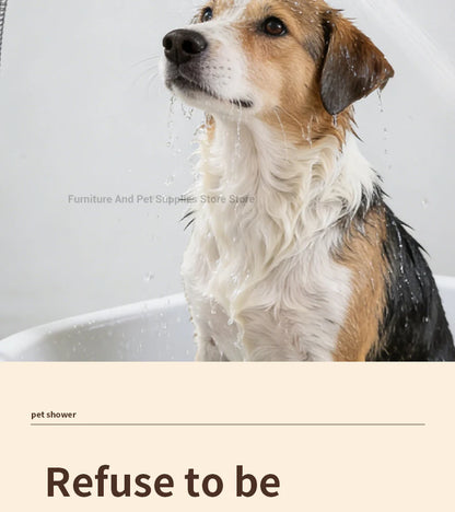 Ducha para Mascotas con Cepillo Masajeador