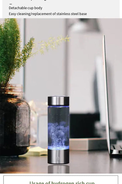 Botella generadora de agua con hidrógeno