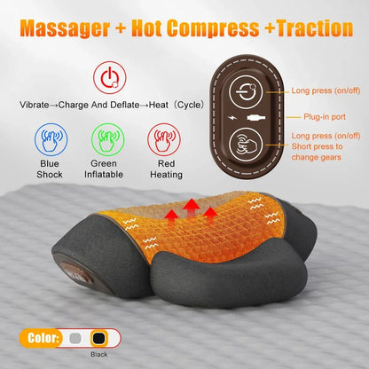 Almohada masajeador cervical con calor