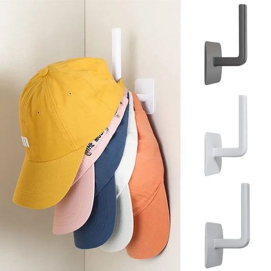 Perchero Adhesivo para Gorras y Sombreros Organizador de Pared