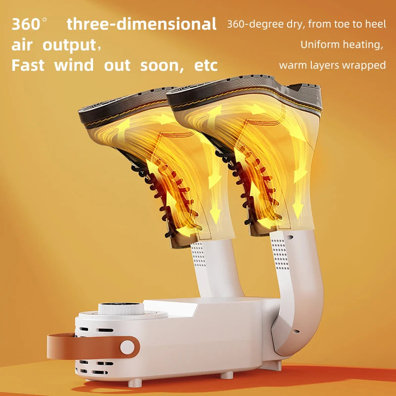 Secador de zapatos eléctrico con temporizador