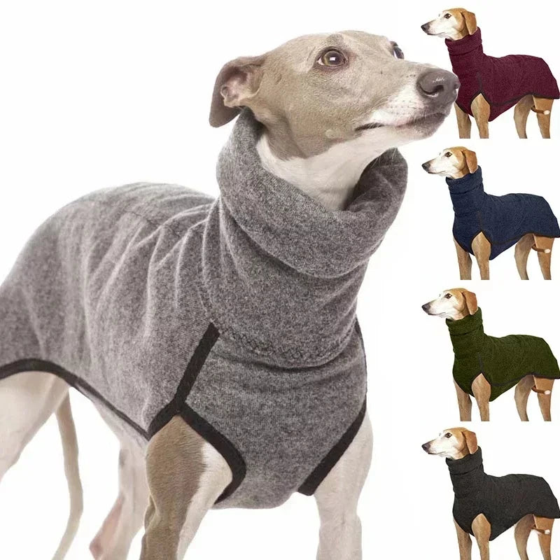 Jersey de Invierno para Perros con Cuello Alto Cálido y Suave