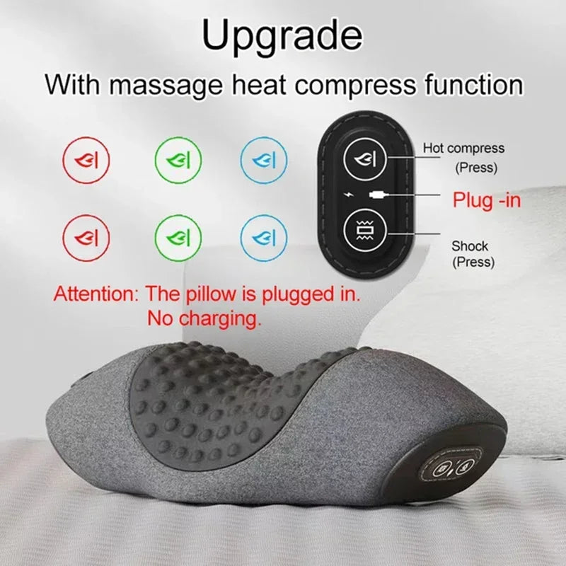 Almohada masajeador cervical con calor