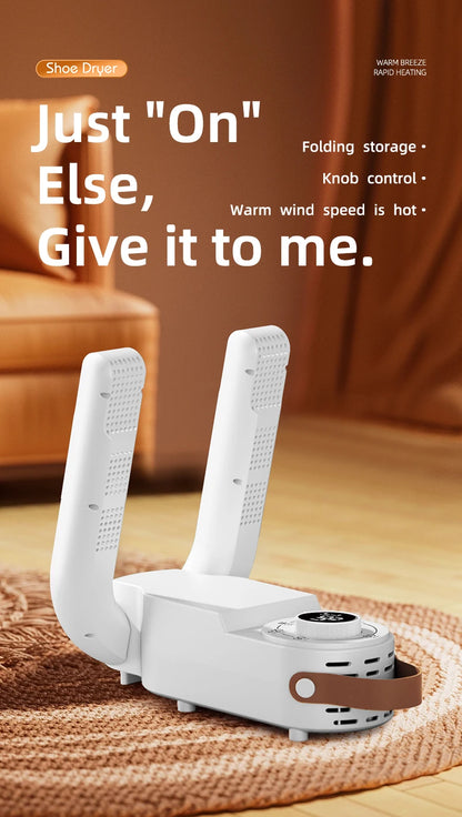 Secador de zapatos eléctrico con temporizador