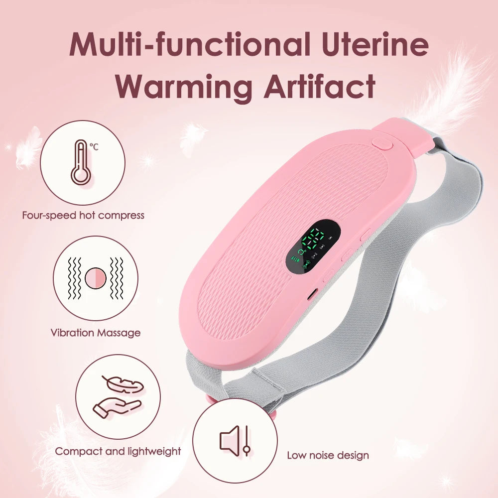 Cinturón térmico masajeador abdominal recargable