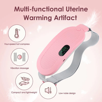 Cinturón térmico masajeador abdominal recargable