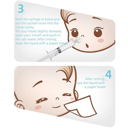 Aspirador nasal para bebé 2 piezas
