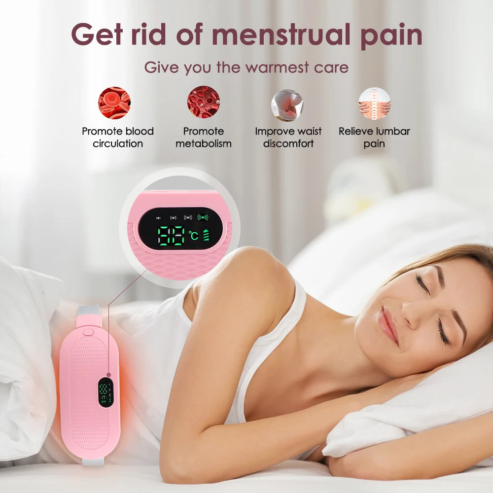 Cinturón térmico masajeador abdominal recargable