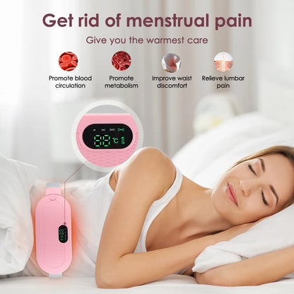 Cinturón térmico masajeador abdominal recargable