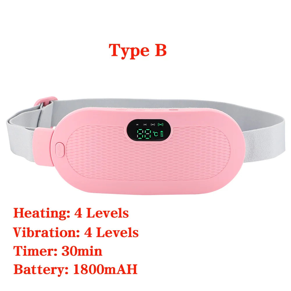 Cinturón térmico masajeador abdominal recargable