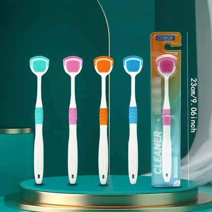 Limpiador de lengua de silicona 4 piezas