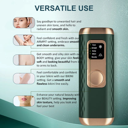Depiladora láser IPL con enfriamiento