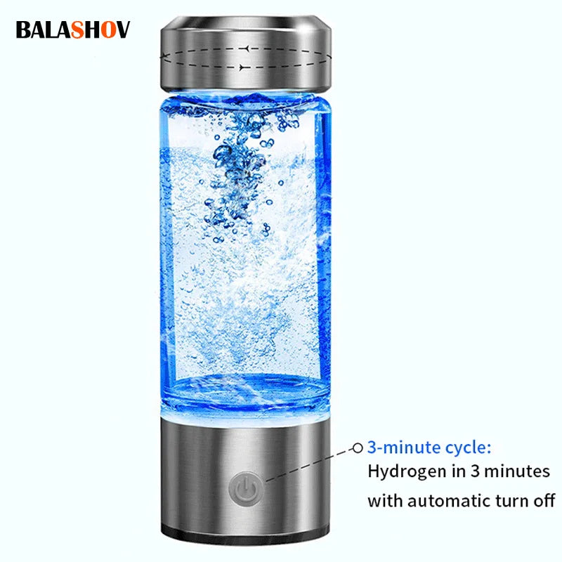 Botella generadora de agua con hidrógeno