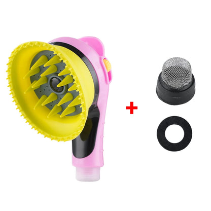 Ducha para Mascotas con Cepillo Masajeador