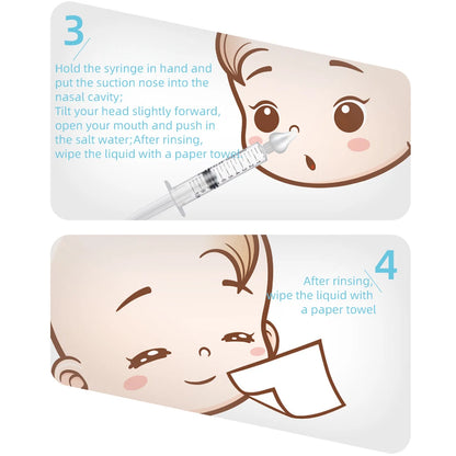 Aspirador nasal para bebé 2 piezas