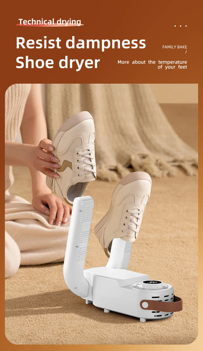Secador de zapatos eléctrico con temporizador