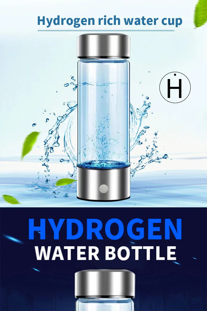 Botella generadora de agua con hidrógeno