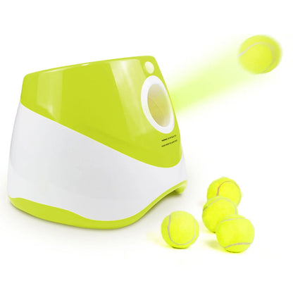 Lanzador automático de pelotas para perros
