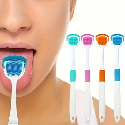 Limpiador de lengua de silicona 4 piezas