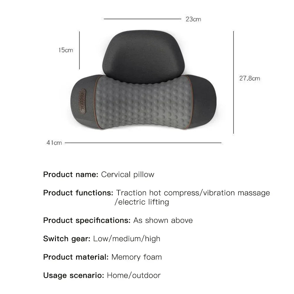 Almohada masajeador cervical con calor