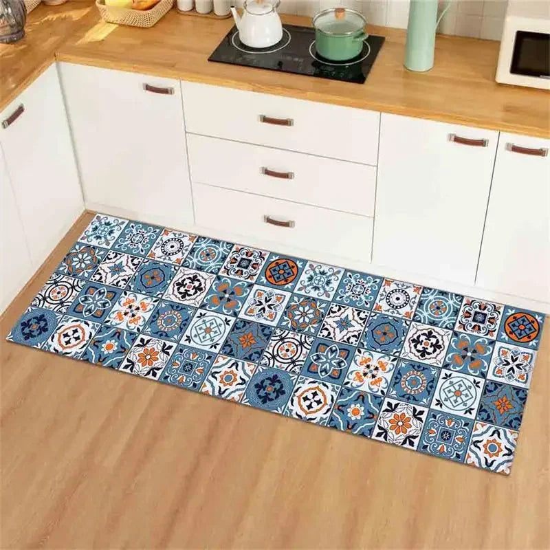 Alfombra de Cocina Antideslizante Impermeable PVC Moderna