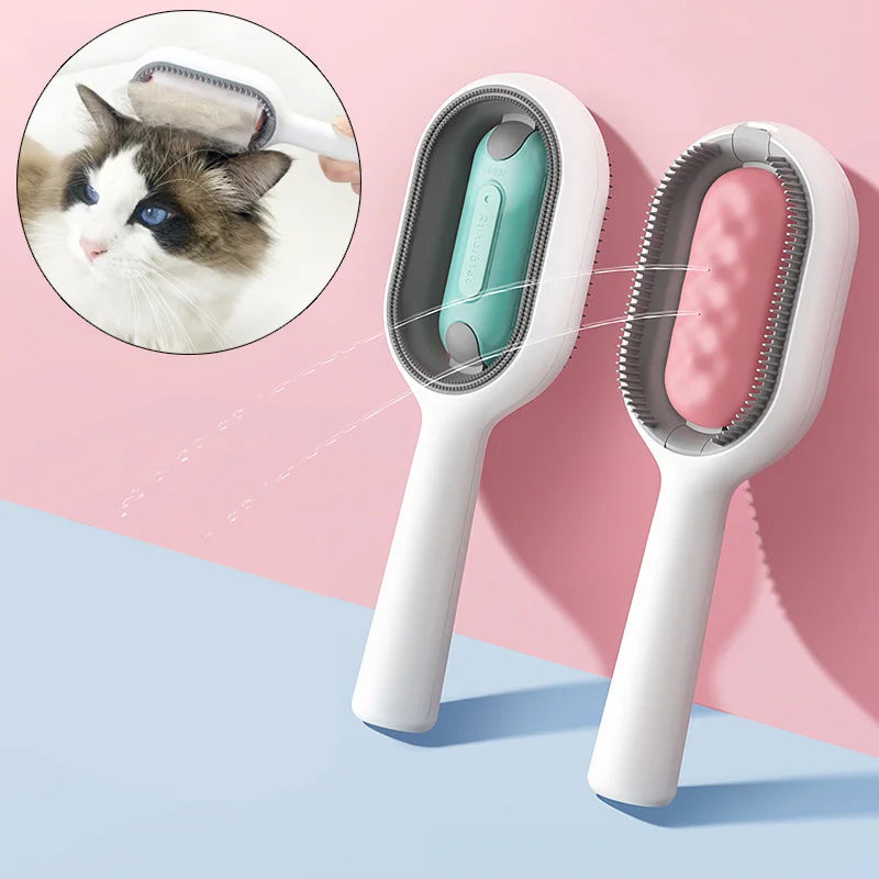 Cepillo Quitapelos para Mascotas con Depósito para Toallitas