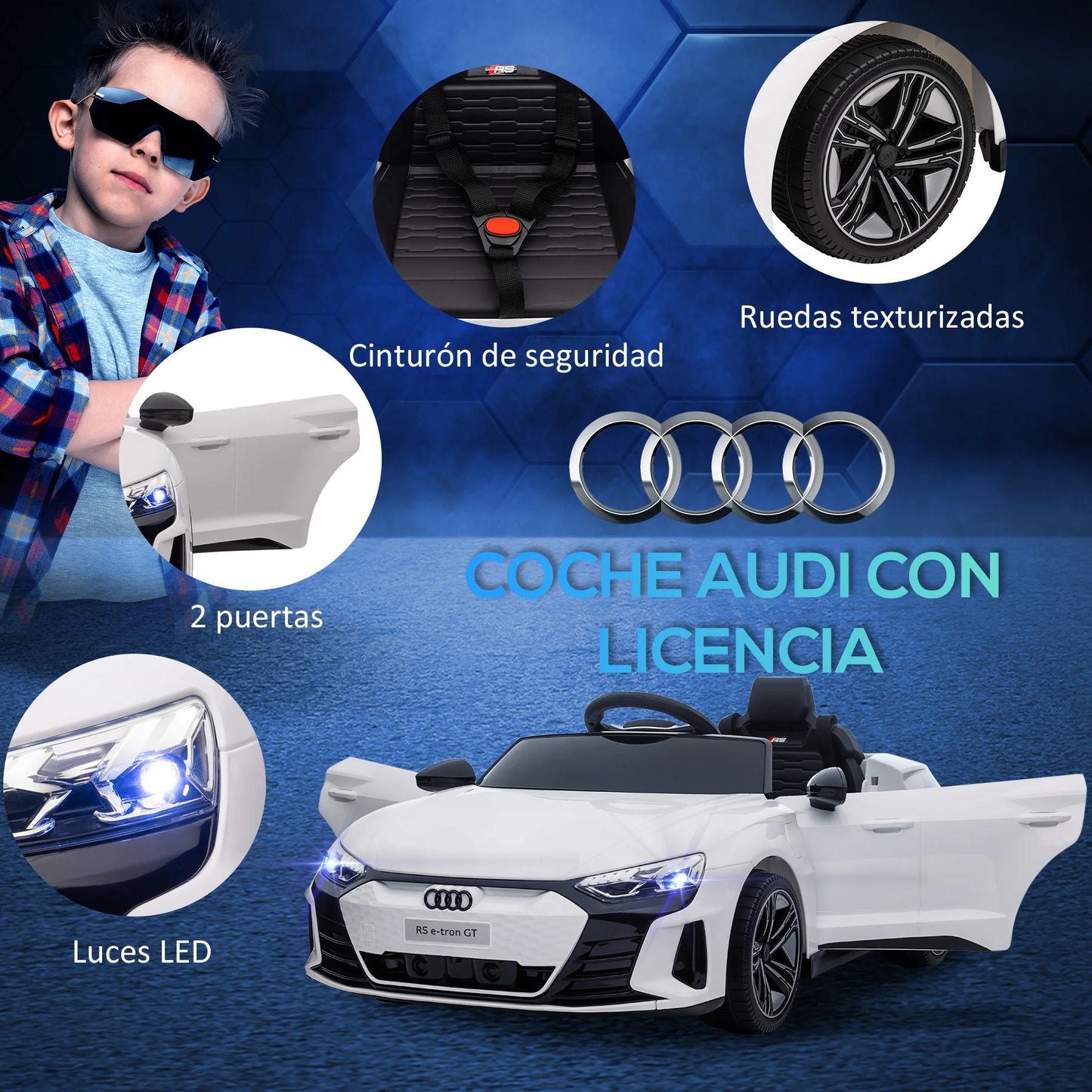 Coche eléctrico para niños Audi RS E-Tron GT