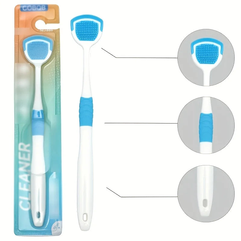 Limpiador de lengua de silicona 4 piezas
