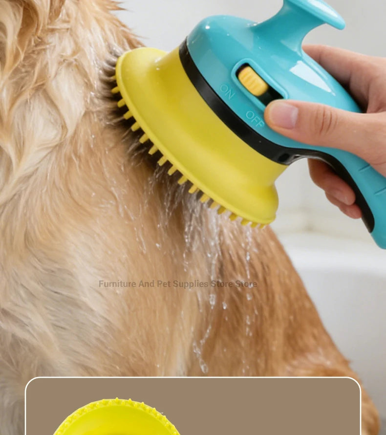 Ducha para Mascotas con Cepillo Masajeador