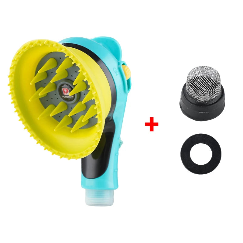 Ducha para Mascotas con Cepillo Masajeador