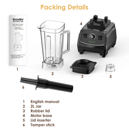 Batidora potente 2200W multifunción