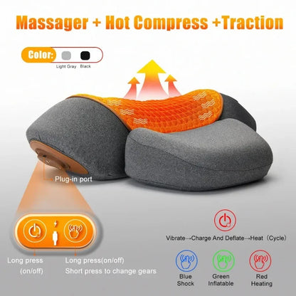 Almohada masajeador cervical con calor